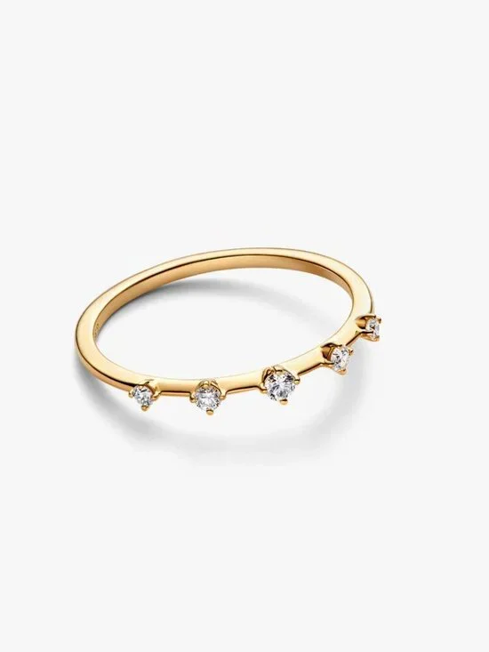 Pandora Era Lab-Grown Diamond Station Ring - Picture 2 of 5